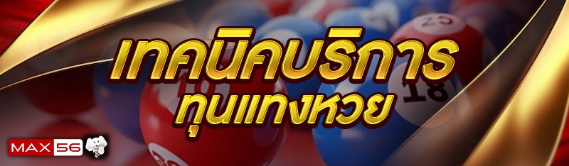 เทคนิคบริการทุนแทงหวย